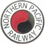 NORTHERN PACIFIC RAILWAY LOGO METAL HAT PIN